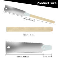 Máscara De Mano Japonesa 9.3 Pulgadas Acero Al Carbono SK5 Doble Cara Herramienta De Carpintería Fina Corte TPI 10/17 Pulsera De Mano - details 0