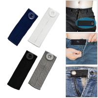 4pcs Extensor De Cintura Para Pantalones Botón Extensor Para Maternidad Bandas Elásticas Ajustables Para Hombres Y Mujeres - details 0