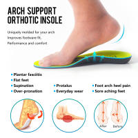 Plantillas ortopédicas para soporte de arco, para pie plano, deportivas, talla 35-46 - details 4