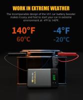 VTOMAN X1 Arrancador de Coche con Compresor de Aire de 100PSI, Arrancador de Coche de 2500A de Pico, Caja de Batería de Litio de 12V, LED de 400 Lúmenes, 10 Protección de Seguridad, Banco de Energía Portátil - details 9
