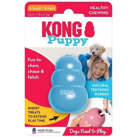 Juguete para perros rellenable con premio KONG - Puppy X-Small - XS- Color surtido - 1