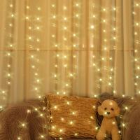 1 Pack De Luces De Cobre LED 2x2M Para Ventanas Con 20 Clips Y Luz De Batería Para Decoración De Fiesta Navidad Y Bodas - details 16