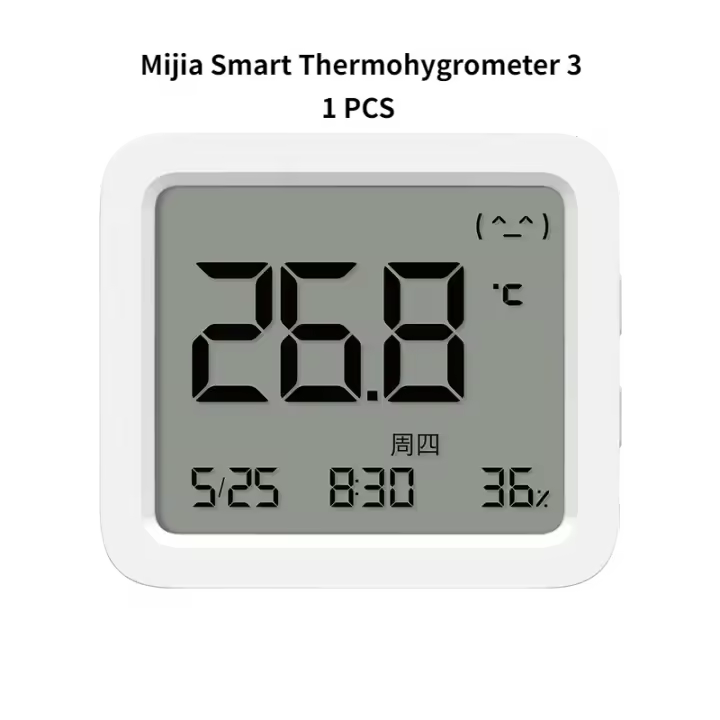 Termómetro Inteligente Bluetooth XIAOMI Mijia Con Pantalla LCD Grande Y Higrómetro Digital Para Mijia APP Medidor De Temperatura Y Humedad - 1