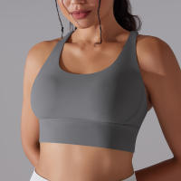 Sujetador Deportivo Para Mujer Alta Soporte Impacto Yoga Running Quick Dry Top Deporte Gimnasio Padded Bralette Sexy - details 54