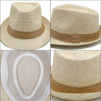 Sombrero De Paja Para Hombre Y Mujer Casual Transpirable Sombreros De Vaquero Con Alas Anchas Protección Solar Moda Playa Verano - details 2