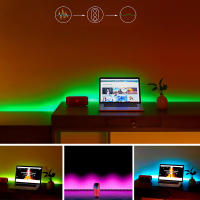 Tira De Luces LED RGB Bluetooth USB 5V Con Controlador 5050 Flexible 1M 2M 3M 4M 5M Para Iluminación De Fondo De TV Y Sala De Estar - details 4