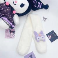 Bufanda De Peluche Para Niñas Hello Kitty Kawaii Cinnamoroll Kuromi My Melody Accesorio De Cosplay De Anime Suave Y Gruesa Regalo Para Niños - details 5