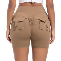 SSITO Pantalones cortos de Yoga para Mujer, Mallas de Gimnasio with Bolso fruncido en el asiento, medias rezadoras de beltera High, Pantones cortos SexIs with fruncido en el asiento para Cycling - details 13