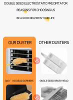 Recogedor De Polvo Doble Cara 360° Electrostatíaco Para Limpieza De Polvo Y Araña Disponible En Tabla De Pollo Plumas De Pato Recogedor De Polvo Desechable - details 5