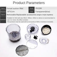 Coleccionador De Heces De Peces Para Acuario Filtro Automático Completo Separador De Heces De Peces Material Plástico - details 6