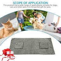 Toalla De Baño Para Perros Grandes Super Absorbente Y De Secado Rápido Microfibra Algodón 100% Suministros De Baño Para Gatos Y Perros - details 6
