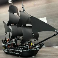 Bloques De Construcción MOC Pirates of the Caribbean Ship Revenge Warship Black Pearl Para Niños Juguetes De Armar Regalo - details 5