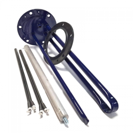 Kit de Reparación Completo para Termos Fagor y Edesa con Portavainas 165mm, Junta, Ánodo de Magnesio y 2 Resistencias de 800W