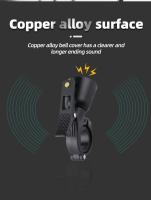 Campana De Bicicleta X-TIGER Clásica De Acero Inoxidable Sonido Crispeado Advertencia De Seguridad Accesorios De Ciclismo Para Manillar - details 9