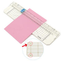 10444-18 Cortador de papel manual portátil de 30cm– Guillotina Manual de plástico resistente, compacta y ligera – Ideal para Oficina, Escuela, Papelería o Uso Doméstico - details 1