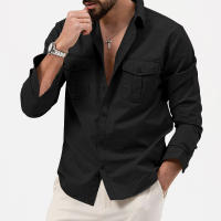Camisa De Manga Larga Para Hombre Retro Tiki Color Sólido Fitness Harajuku Calle Alta Calidad Moda Running Fitness Otoño - details 9