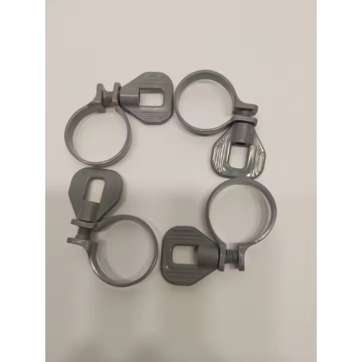 Abrazaderas plásticas duraderas para manguera de piscina 32 mm | Kit 4 unidades | Compatibles con depuradoras, filtros y bombas | Fácil instalación y sellado seguro - 1
