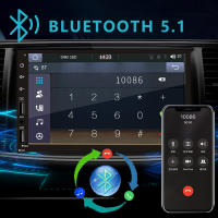 Reproductor Multimedia Para Coche 7 Pulgadas Pantalla Táctil HD 2 Din Con Cámara Trasera Bluetooth Navegación 2 Entradas USB AUX Compatible Con CarPlay Y Android Auto - details 4