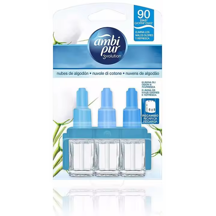 Ambi Pur 3Volution Ambientador Recambio Nubes Algodon 20Ml - 1
