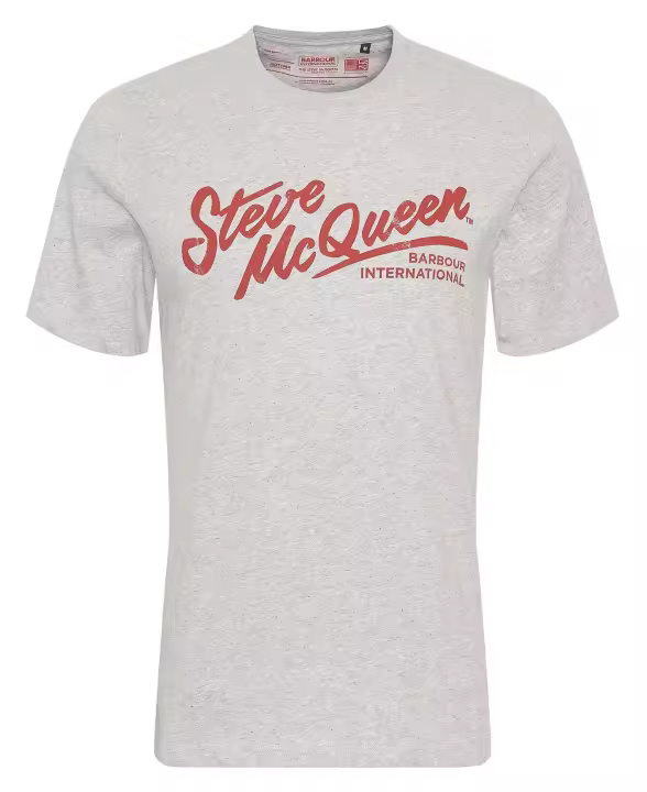 Barbour International Strike T-Shirt Grey Marl - 1