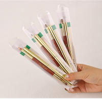 Cepillo De Uñas Doble Cabeza Dorado Para Dibujar Y Pintar Con Gel De Cristal Herramientas De Manicura Para Polvos De Uñas - details 3