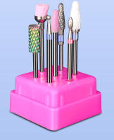 Juego De Brocas Para Uñas Y Cutículas Cerámica Diamante Carburo Para Eliminador De Acrílico Gel Manicura Para Hogar Y Salón - details 7