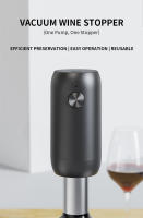 Tapón para Botellas de Vino Kolitong (Preservación al Vacío) | Silicona de Grado Alimentario · Extracción de Aire con un Toque · Diseño Innovador · Ideal para Hogar y Fiestas KVS-32 - details 0