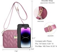 Bolso bandolera Pequeño para Mujer, bolsos de Nailon impermeable, bolsos para teléfono, bolsos para Cámara con Correa Ancha desmontable - details 1