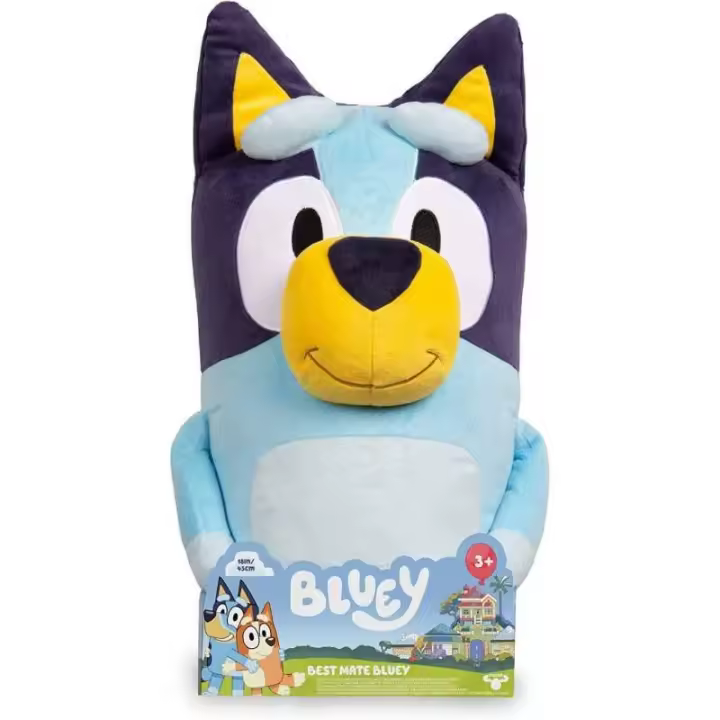 Peluche Bluey Jumbo Plush Famosa 40cm Suave y Resistente - 1