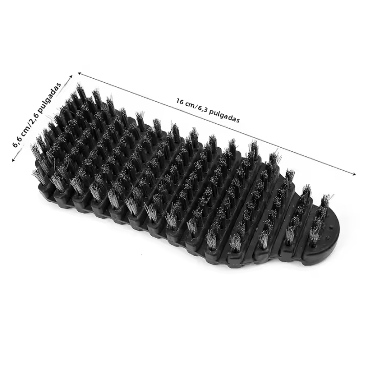Cepillo De Limpieza Para Mancuerna De Entrenamiento De Fuerza Cepillo Scrubber De Plástico Para El Cuidado Y Limpieza De Barras De Pesas - 1