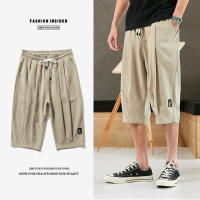 Pantalones Harem De Verano Para Hombres Talla Grande Cortos Joggers Estilo Chino Calf-Length Casuales Baggy Male Capris Trousers 8XL - details 9