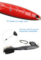 Kit De Limpieza Para Golfe Con Cepillo Y Estuche Protector Putter Wedge Limpiador De Ranuras De Bola Herramienta Doble Cara - details 3