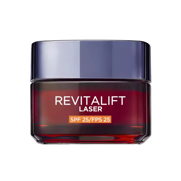 L'Oréal Paris Revitalift Láser Triple Acción Crema de Día Anti-Edad SPF25 con Pro-Retinol, Ácido Hialurónico y Vitamina Cg, 50 ml - 1