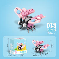 Bloques De Construcción De Animales Del Mundo Insecto Scorpion Mantis Hormiga Araña Pájaro Marino Regalo Para Niños Adornos De Escritorio Bloques Pequeños Compatible Con Lego ABS Sin Batería - details 35