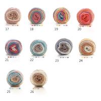 Hilo De Algodón Tejido a Mano Arcoíris 100g Suave Para Crochet Ternura Para Tejer Suéteres Cálidos Cojines Sofá Bufandas DIY - details 4