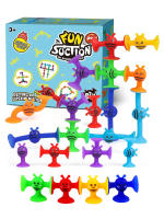 Juego Interactivo De Papá E Hijo Con Juguetes De Ventana Y Baño Pequeños Abejas Succión De Vidrio Bloques De Construcción Suaves Set De 1 Pieza - details 0