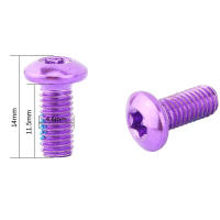 IIIPRO Tornillos De Fijación De Rotor De Freno De Disco MTB 12PCS T25 Aleación De Acero Accesorios De Bicicleta - details 1