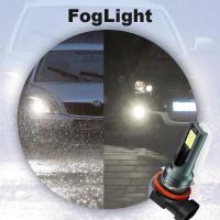 2Pcs H8 H7 Bombillas De Niebla LED Para Coche 6000K Blanca Lámpara De Niebla Auto 3030 Chip Luz Diurna Sin Errores Luz De Conducción - details 4