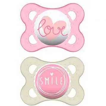 Mam Chupetes Original Latex  0-6 Meses X2 Unds Rosa - 1