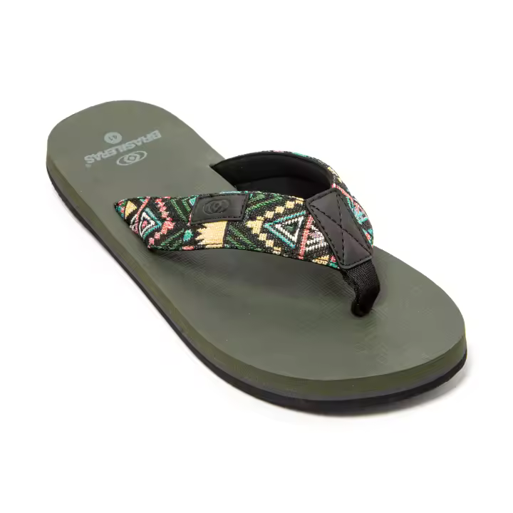 BRASILERAS Chanclas de Playa de Hombre con suela de goma Antideslizante - 1