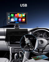 Monitor De Tablero Inalámbrico 7' Con CarPlay Y Android Auto MP5 Multimedia Automotriz WiFi FM Radio Portátil Para Todas Las Marcas De Coches - details 13