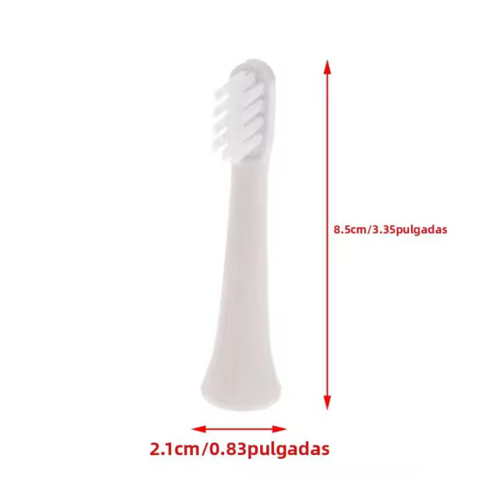 Nuevos 3pcs Cabezas De Repuesto Para Broca Limpia De Bristle Para Broca Sonic Electric T100 Blanqueamiento Suave Vácuo Para Adultos - 1