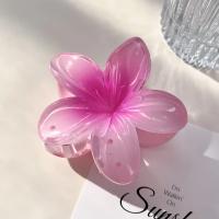 Pinza Para El Cabello De Acrílico Grande Con Diseño De Flor Gradient Para Mujeres Accesorio De Moda De Barretta Estilo Caracol Decorativo Para Fiestas Y Uso Diario - details 6