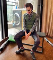 Figura De Acción DC Joker Heath Ledger Decoración Para Techo De Coche Estatua Colgante Modelo Coleccionable Regalo Para Adolescentes Y Adultos - details 3