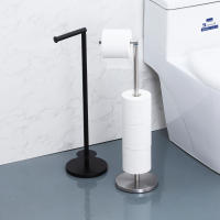 Elegante Estante De Papel Higiénico - Organizador De Almacenamiento De Rollos De Papel Para Hogar Y Hotel Base Pesada Estilo Moderno Y Minimalista Fácil De Montar - details 5