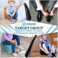 Cuchara Profesional Portátil Mini Para Calzado Durable De Plástico Auxiliar De Cambio De Zapatos Flexible Para Niños - details 5