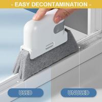 Cepillo De Limpieza Para Ventanas Y Rincones Multifuncional Con Cabeza Interchangeable Herramienta De Limpieza Doméstica Ecológica - details 8