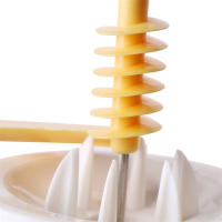 LMETJMA Cortador De Patatas En Torbellino Espiralizador De Verduras Para Chips Con 4 Palillos Eco-amigable Acero Inoxidable JT99 - details 2