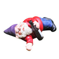 Statua De Pícaro Naútico Para Jardín Decoración De Hombre Viejo Manto Fantasma Caricatura De Pascua Ornamento Creativo Para Exteriores - details 3