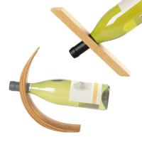 Estante De Vino De Madera De Bambú Creativo Decoración De Utensilios De Vino Para Club Exhibición Y Equilibrio - details 3